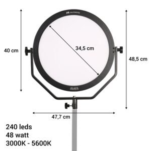 Alternative view of Falcon Eyes Bi-Color LED Lamp Sophiez SO-48TD on 230V