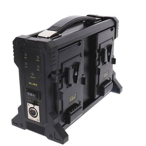 Rolux Battery Charger RL-4KS for 4 x V-Mount Battery - Image 3
