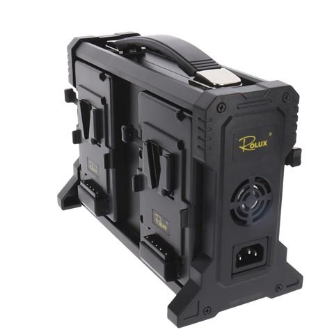 Rolux Battery Charger RL-4KS for 4 x V-Mount Battery - Image 4