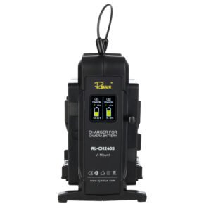 Alternative view of Rolux Dual Fast Charger RL-CH240S for V-Mount Battery