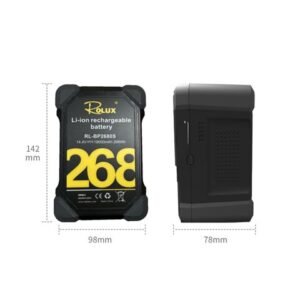 Alternative view of Rolux Smart V-Mount Battery RL-BP2680S 268Wh 14,4V 19000mAh