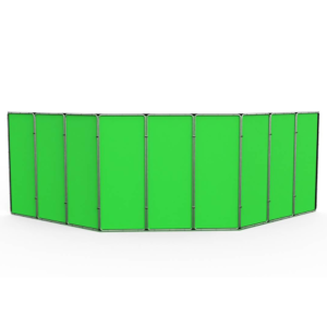 Alternative view of StudioKing Panoramic Background Green Screen FSF-240900PT 240x900cm