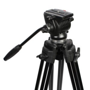 Alternative view of Nest Video Tripod NT-777 + Fluid Damped Pan Head