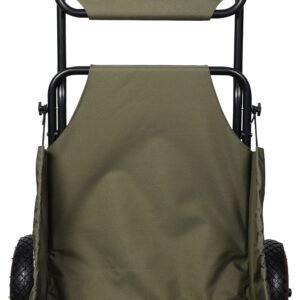 Alternative view of Stealth Gear Transport Trolley M2 Forest Green with Sunroof